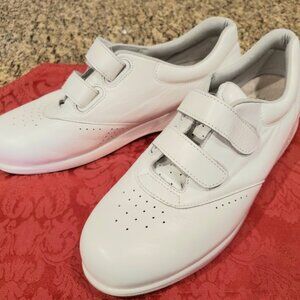 SAS Tripad Comfort White Double Strap Sneaker Walking Shoes Womens US 9 S